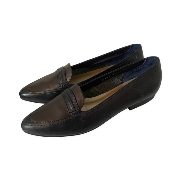 Arpeggios Paige Black Leather Loafers - Picture 6 of 6